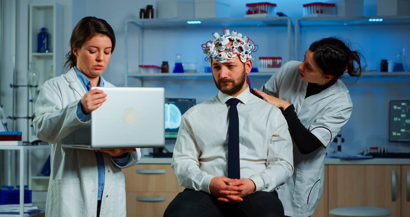 Young persons are prepping for their neuro case and solution.