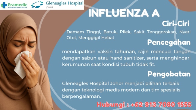 Waspada Influenza A, Segera Berobat ke Gleneagles Johor untuk Penanganan Tepat dan Cepat